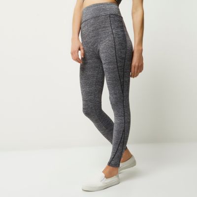 Grey high waisted yoga leggings